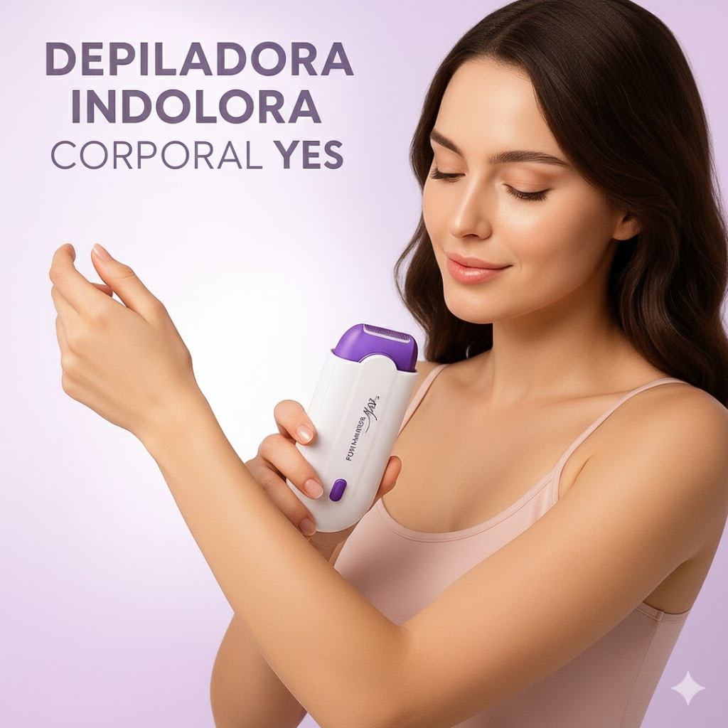 Depiladora Indolora Corporal 2 en 1
