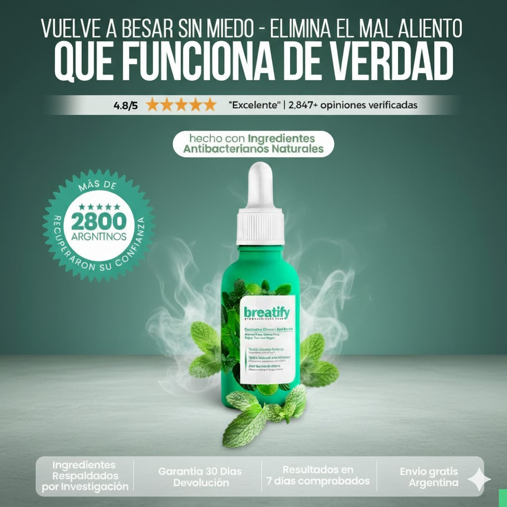 Gotas para el Mal Aliento - Breatify